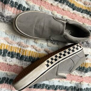 Vans Classic Gray Slip-On - size 5